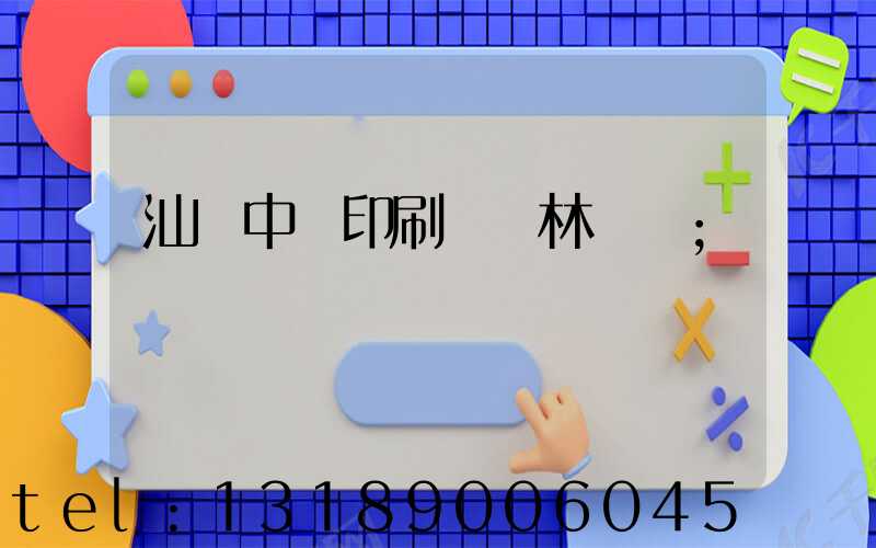 汕頭中興印刷廠 林偉國